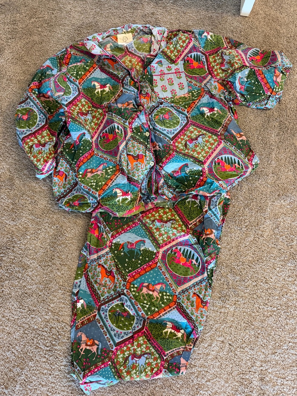 Printfresh pajama set high horse